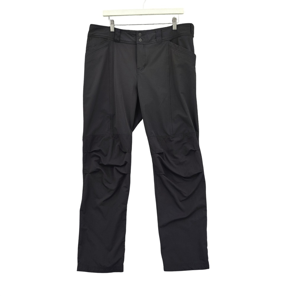 REI Co-op Womens Convertable Stretch Nylon Hiking Pants 16 Black Regular Fit